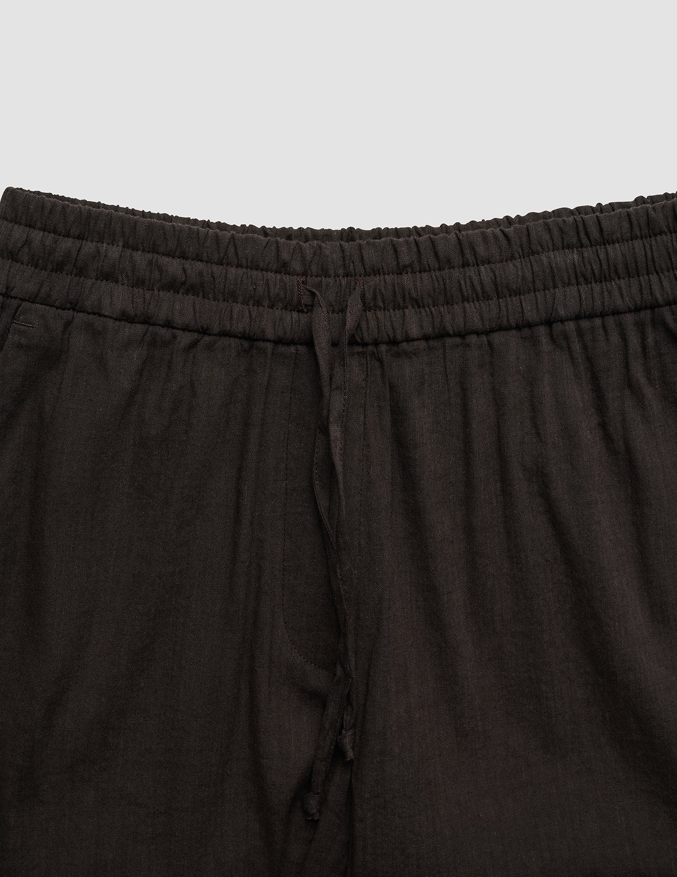 Women's Linen Shorts Relaxed Espresso